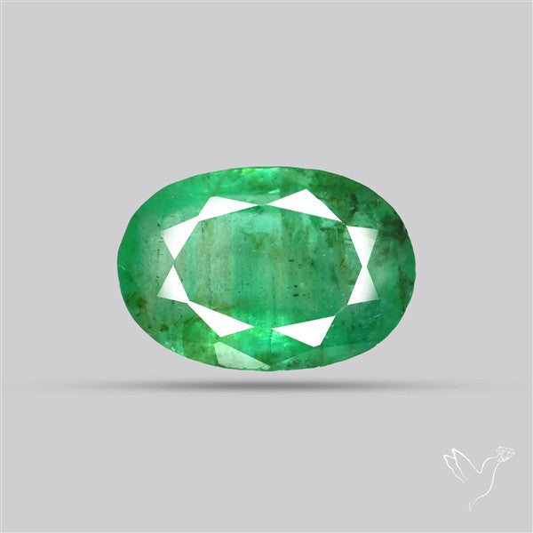 Zambian Emerald Faceted Fine Gemstone