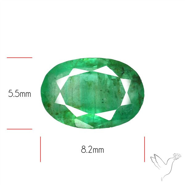 Zambian Emerald Faceted Fine Gemstone