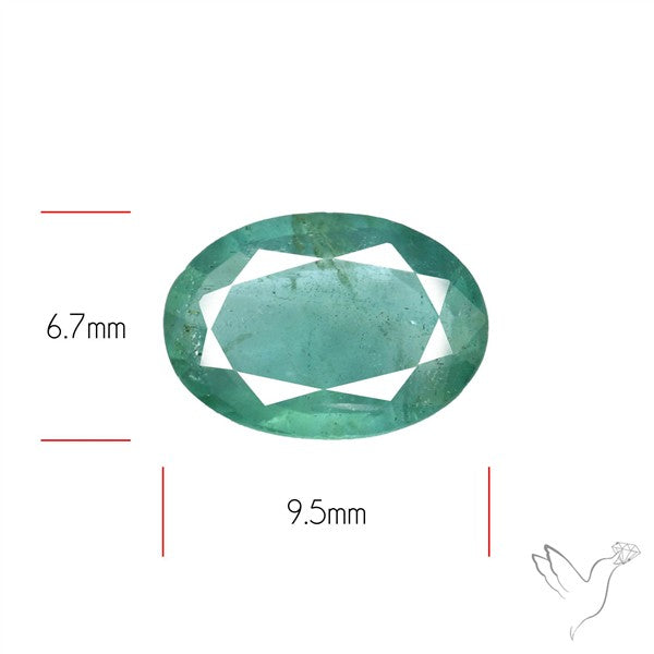 Zambian Emerald Faceted Fine Gemstone