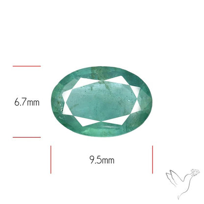 Zambian Emerald Faceted Fine Gemstone