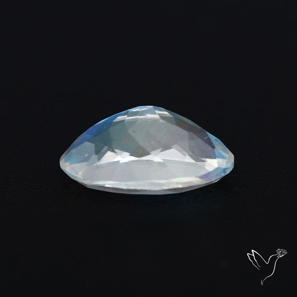 Clean Madagascar Rainbow Moonstone Faceted Fine Gemstone High Grade