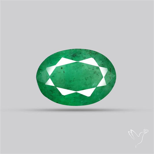 Zambian Emerald Faceted Fine Gemstone