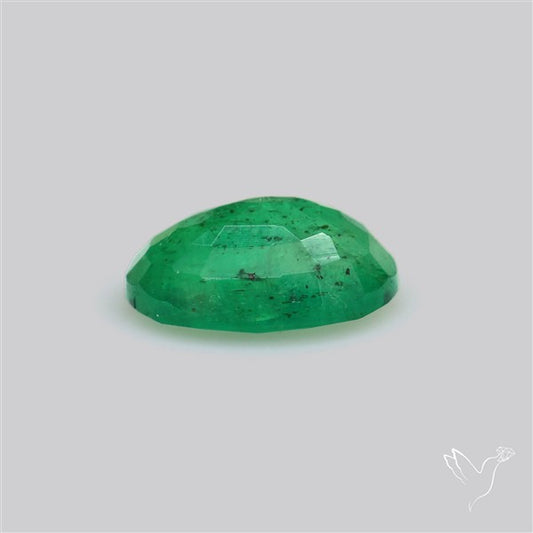 Zambian Emerald Faceted Fine Gemstone