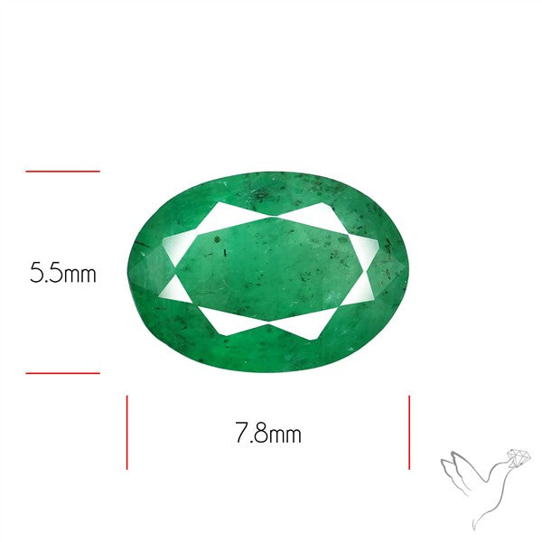 Zambian Emerald Faceted Fine Gemstone