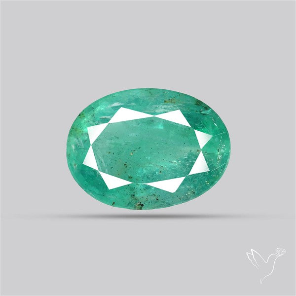 Zambian Emerald Faceted Fine Gemstone