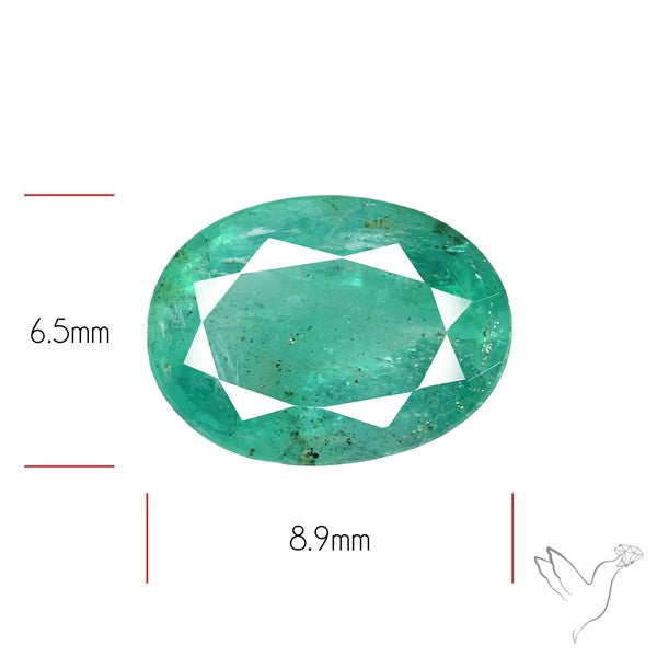 Zambian Emerald Faceted Fine Gemstone