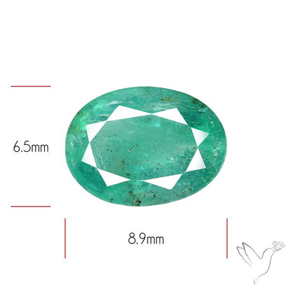 Zambian Emerald Faceted Fine Gemstone