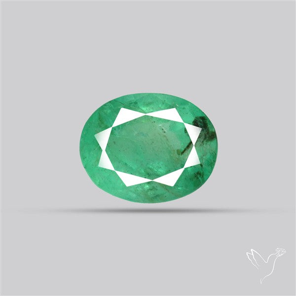 Zambian Emerald Faceted Fine Gemstone
