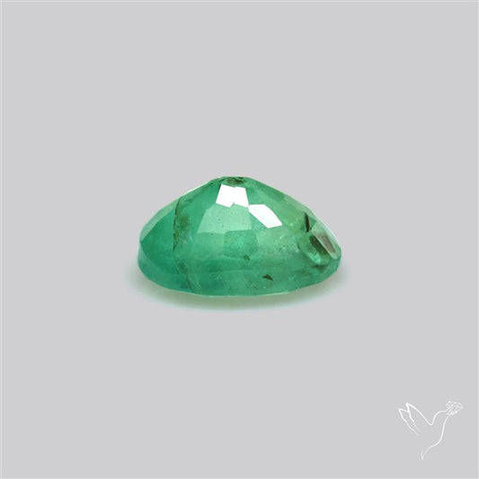 Zambian Emerald Faceted Fine Gemstone