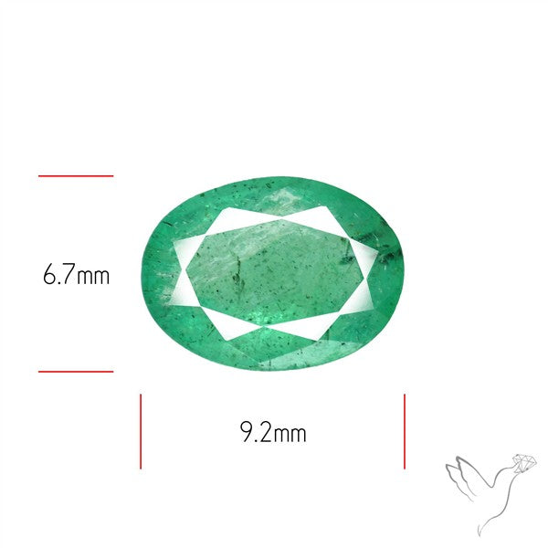 Zambian Emerald Faceted Fine Gemstone