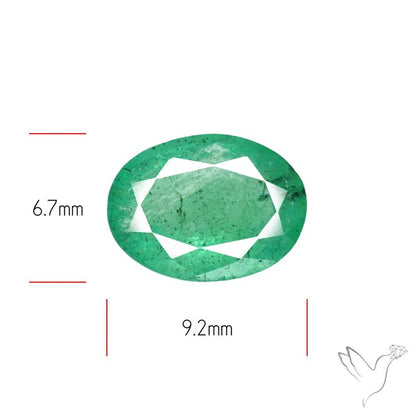 Zambian Emerald Faceted Fine Gemstone