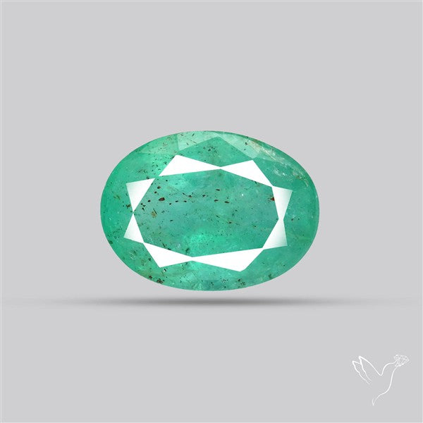 Zambian Emerald Faceted Fine Gemstone