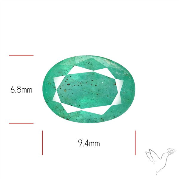 Zambian Emerald Faceted Fine Gemstone