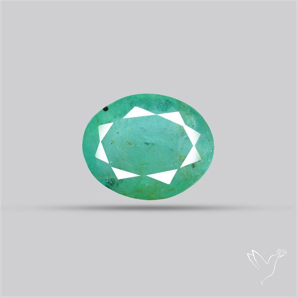 Zambian Emerald Faceted Fine Gemstone