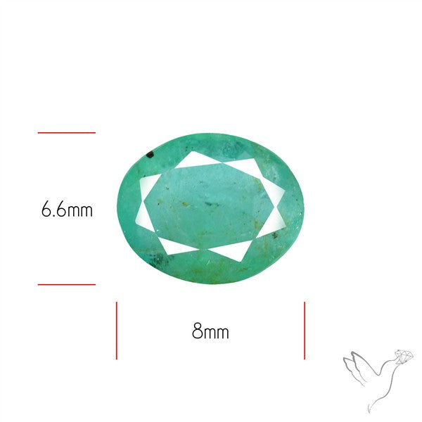 Zambian Emerald Faceted Fine Gemstone