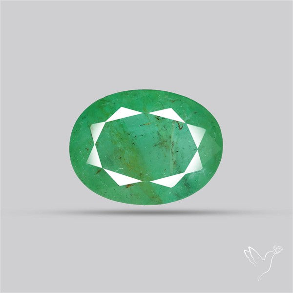 Zambian Emerald Faceted Fine Gemstone