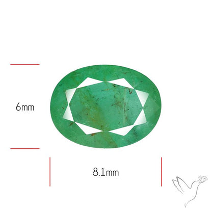 Zambian Emerald Faceted Fine Gemstone