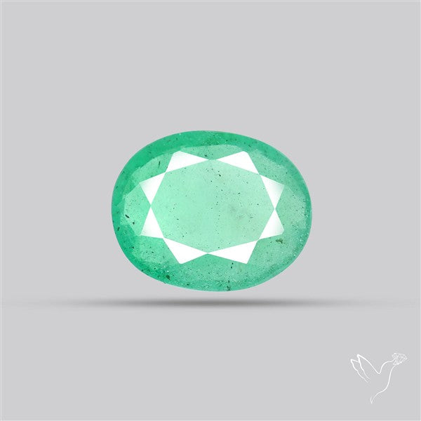 Zambian Emerald Faceted Fine Gemstone
