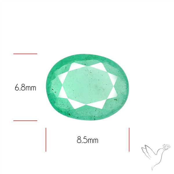 Zambian Emerald Faceted Fine Gemstone