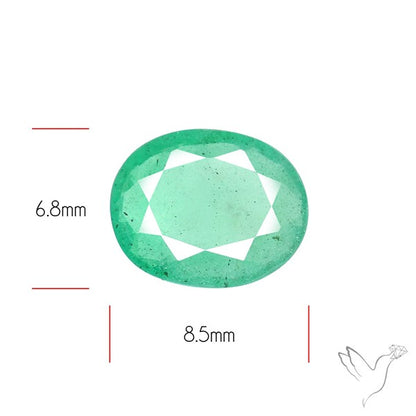 Zambian Emerald Faceted Fine Gemstone