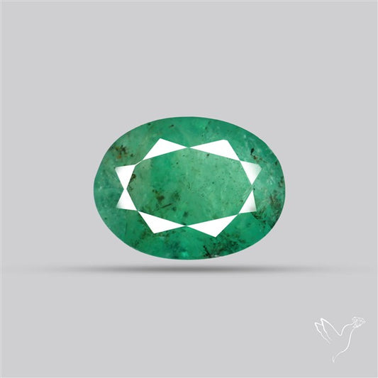 Zambian Emerald Faceted Fine Gemstone