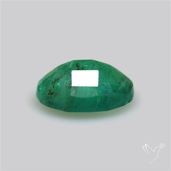 Zambian Emerald Faceted Fine Gemstone