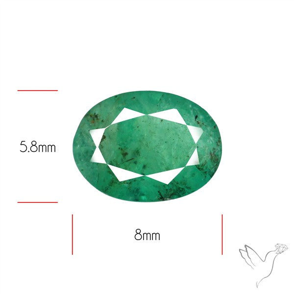 Zambian Emerald Faceted Fine Gemstone