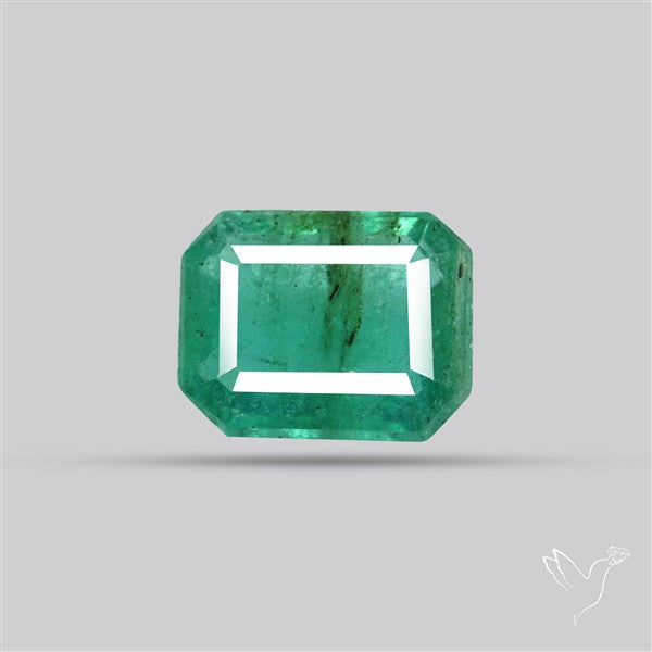 Zambian Emerald Faceted Fine Gemstone
