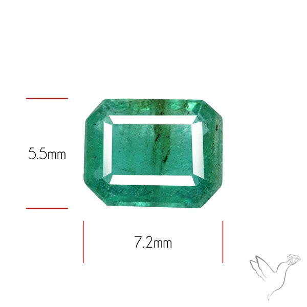 Zambian Emerald Faceted Fine Gemstone