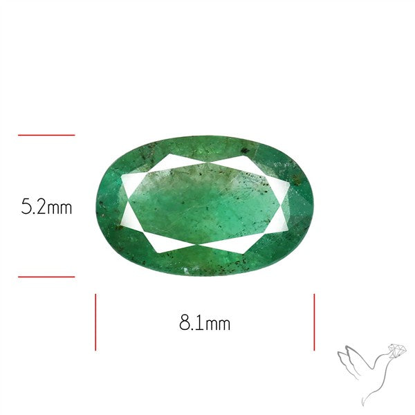 Zambian Emerald Faceted Fine Gemstone