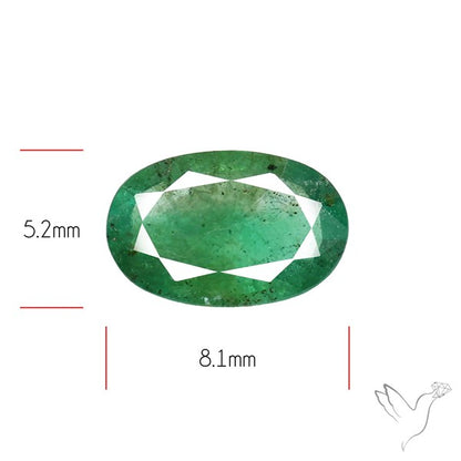 Zambian Emerald Faceted Fine Gemstone