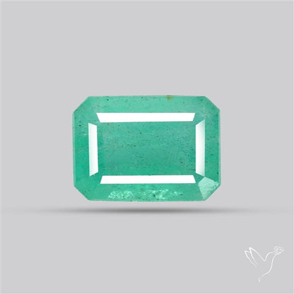 Zambian Emerald Faceted Fine Gemstone
