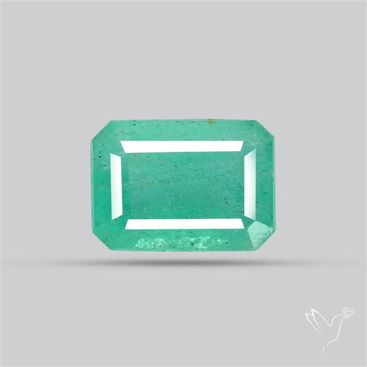 Zambian Emerald Faceted Fine Gemstone