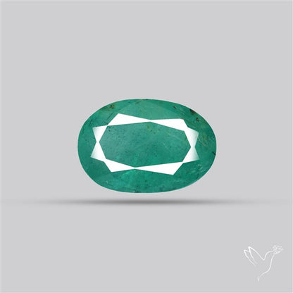 Zambian Emerald Faceted Fine Gemstone