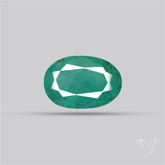 Zambian Emerald Faceted Fine Gemstone