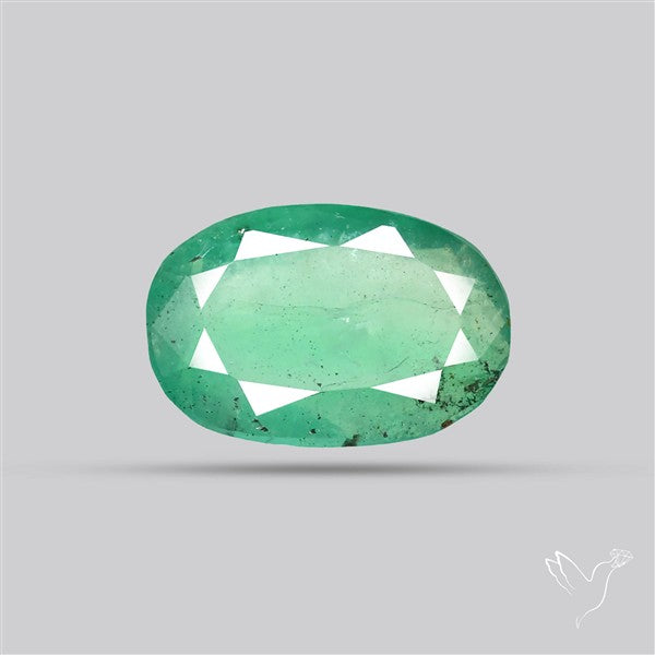 Zambian Emerald Faceted Fine Gemstone