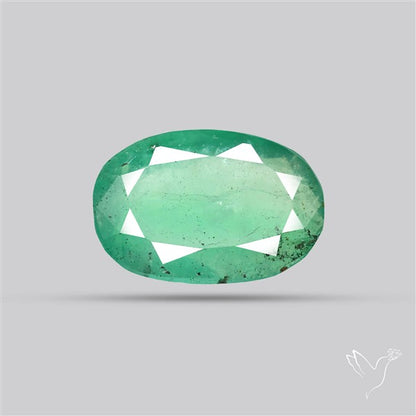 Zambian Emerald Faceted Fine Gemstone