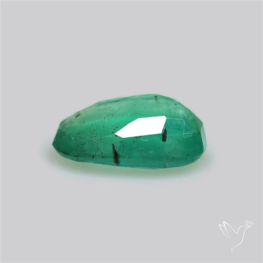 Zambian Emerald Faceted Fine Gemstone