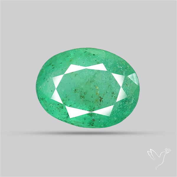 Zambian Emerald Faceted Fine Gemstone