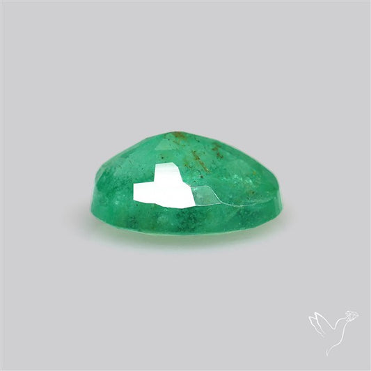 Zambian Emerald Faceted Fine Gemstone