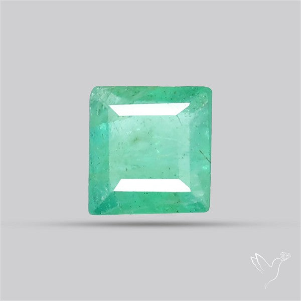 Zambian Emerald Faceted Fine Gemstone