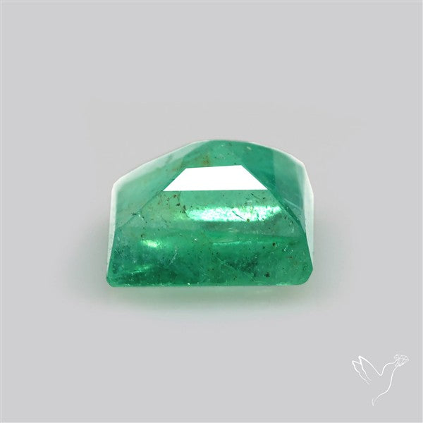 Zambian Emerald Faceted Fine Gemstone
