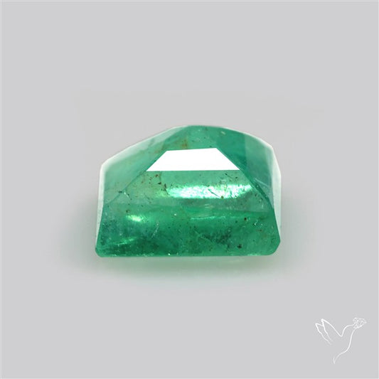 Zambian Emerald Faceted Fine Gemstone