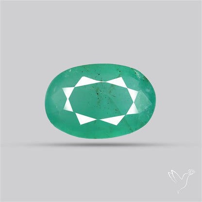 Zambian Emerald Faceted Fine Gemstone