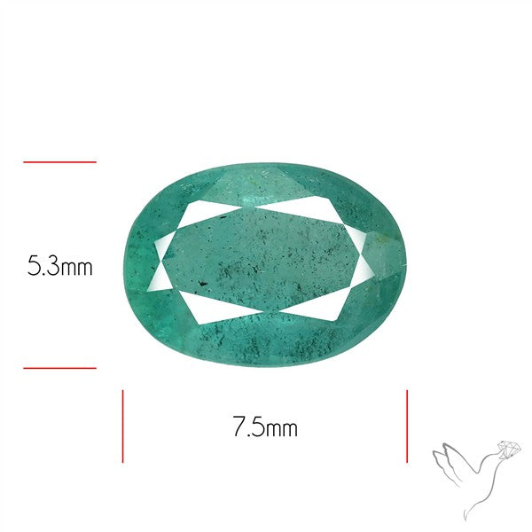 Zambian Emerald Faceted Fine Gemstone