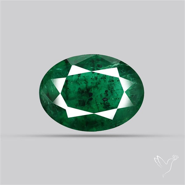 Zambian Emerald Faceted Fine Gemstone