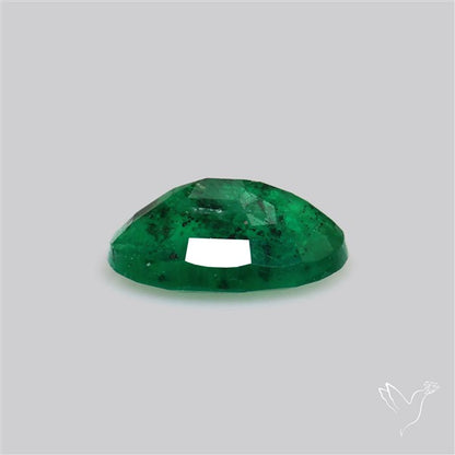 Zambian Emerald Faceted Fine Gemstone