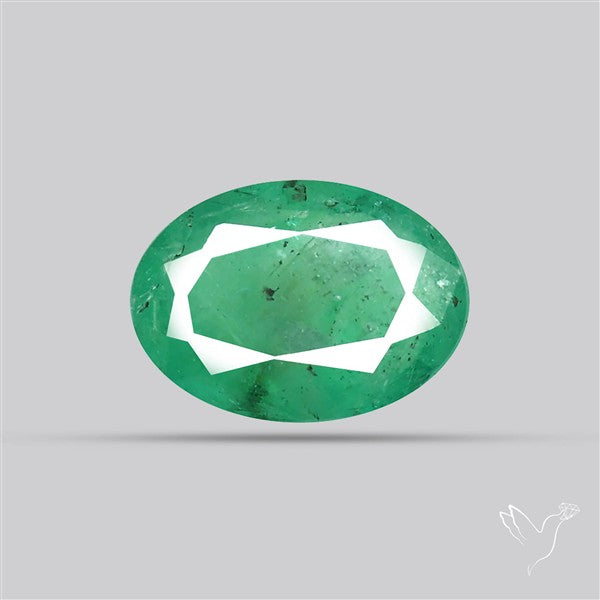 Zambian Emerald Faceted Fine Gemstone