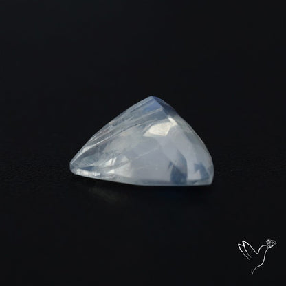 Indian Rainbow Moonstone Faceted Fine Gemstone High Grade