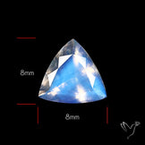 Indian Rainbow Moonstone Faceted Fine Gemstone High Grade